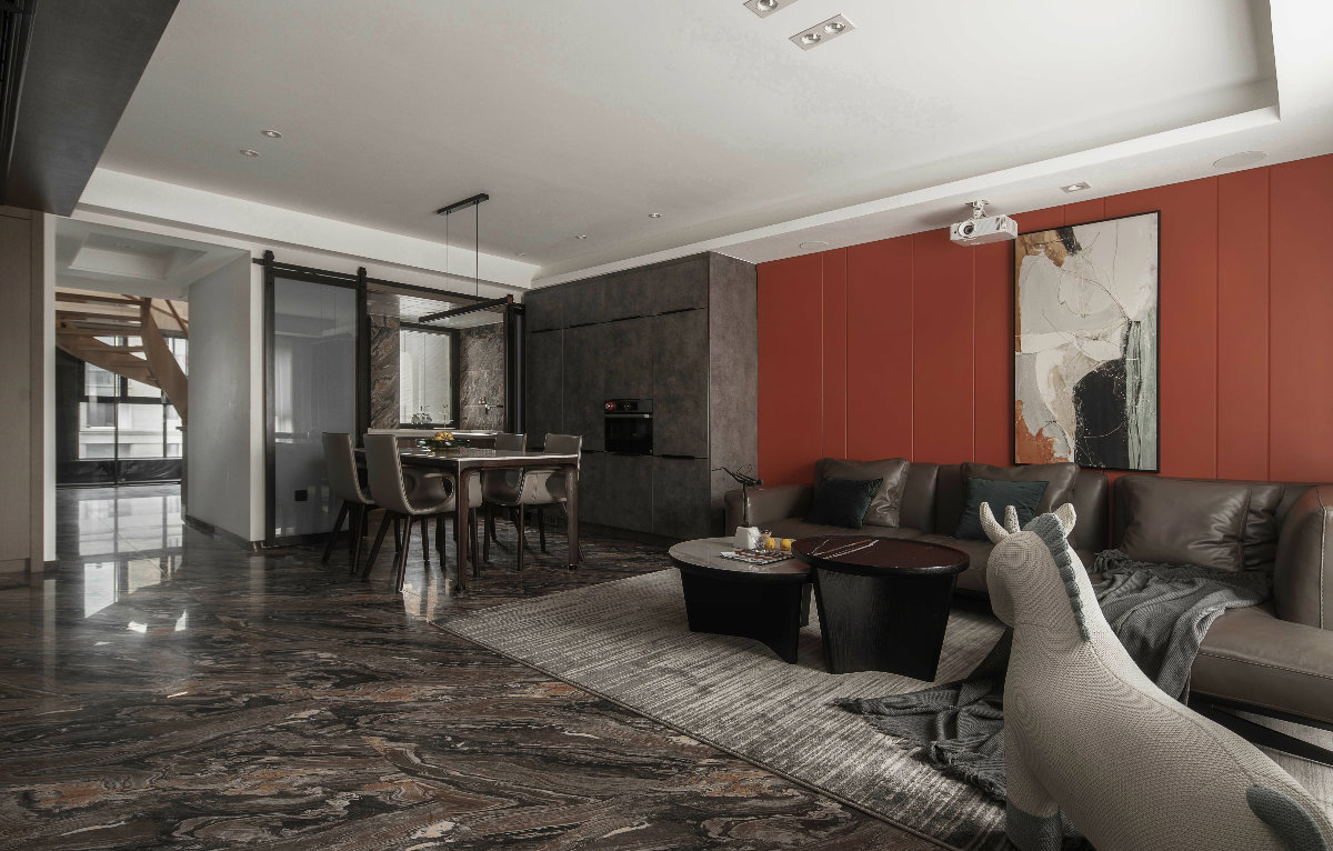 现代简约风格室内设计家装案例-客餐厅 现代简约风格室内设计家装案例-客餐厅